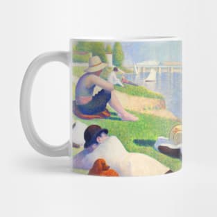 Bathers at Asnières Mug